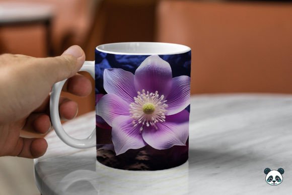 Download 3D Lenten Rose Mug Wrap Sublimation 2 - Mug wrap Collection