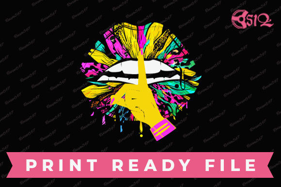 Download Lips Graphic Sublimation/Sunflower - Premium Bundle