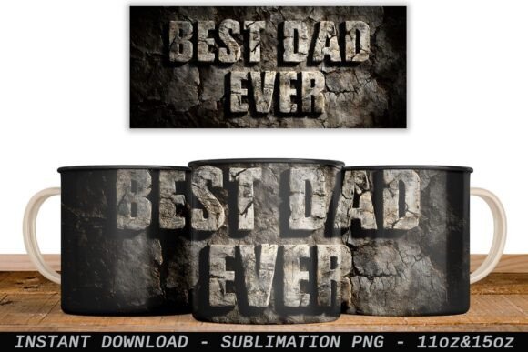 Download Father's Day Mug Wrap Sublimation PNG - Mug wrap Collection