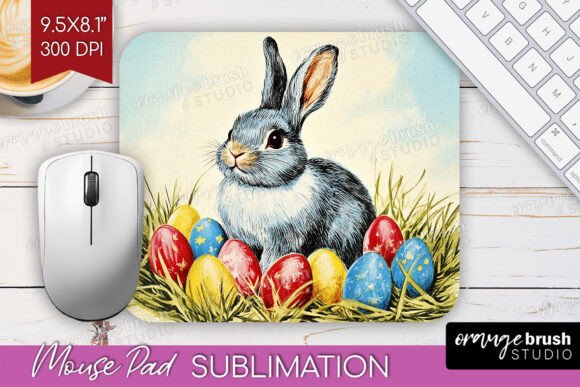 Download Retro Easter Mouse Pad PNG Sublimation - Png sublimation Collection