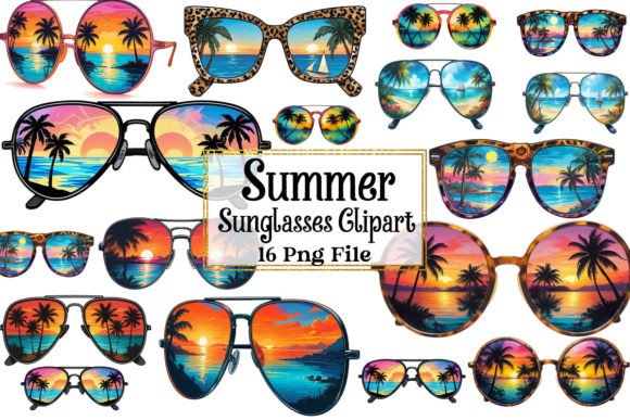 Download Summer Sunglasses with Beach Sublimation - Beach sublimation Collection