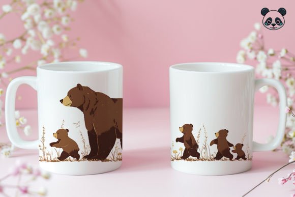 Download Papa Bear &amp; Sons Father's Day Mug Wrap - Mug wrap Collection