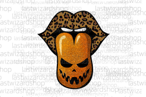 Download Pumpkin Lips Png, Scary Leopard Lips - Premium Resources