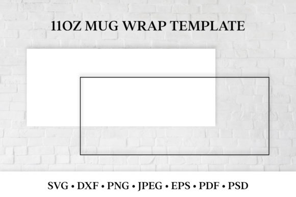 Download 11oz Mug Wrap Template. SVG, Sublimation - Mug wrap Collection