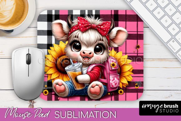 Download Highland Cow Mouse Pad PNG Sublimation - Png sublimation Collection