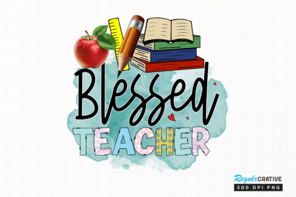 Download Blessed Teacher Png Sublimation Design - Png sublimation Collection