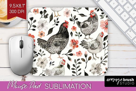 Download Floral Animals Mouse Pad PNG Sublimation - Png sublimation Collection