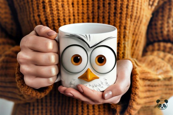 Download Sarcastic Bird Face 3D Mug Wrap - Mug wrap Collection